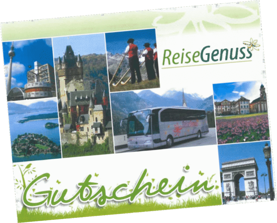Reisegenuss-Gutschein Reisegenuss-Gutschein